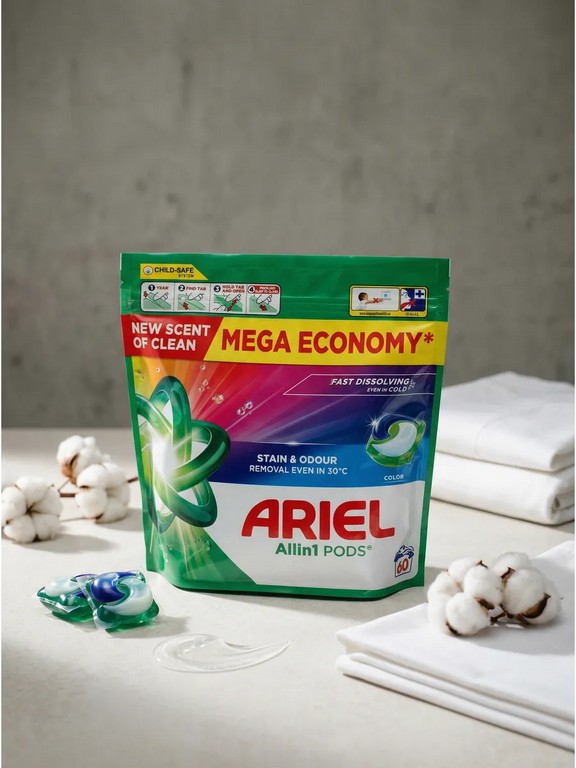 Капсулы для стирки Ariel All in One Color 60 шт