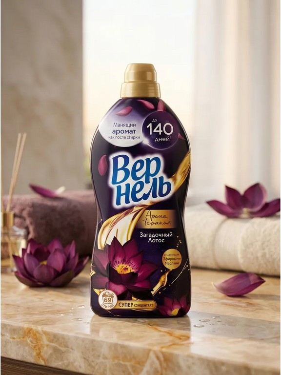 Кондиционер для белья Vernel Аroma Загадочный лотос 1,74 л
