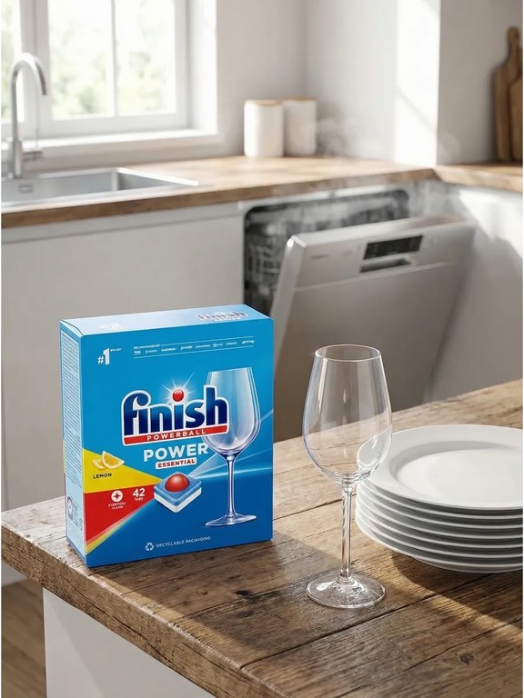 Таблетки для посудомоечной машины Finish Power Essential Lemon 42 шт