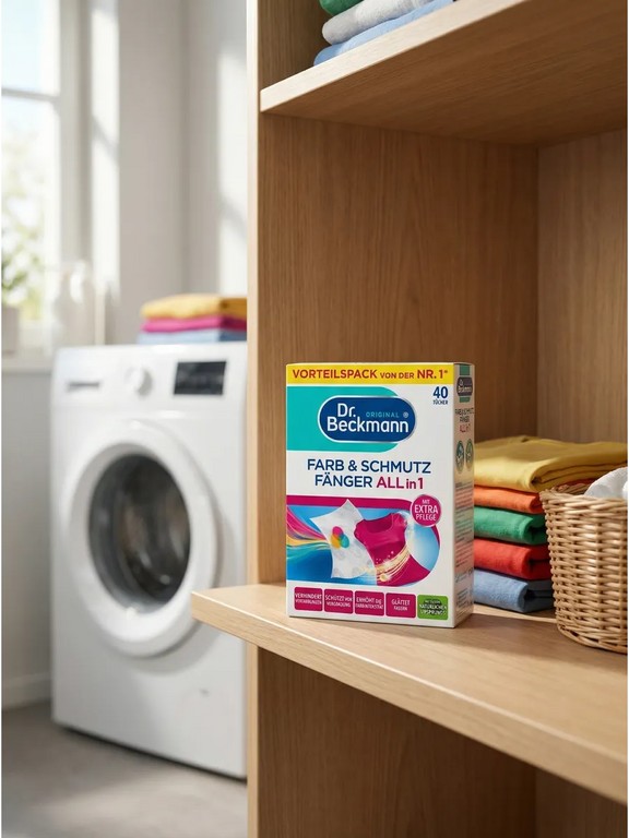 Салфетки-ловушки для стирки Dr. Beckmann Farb & Schmutz Fänger 40 шт (для защиты цвета и удаления загрязнений)