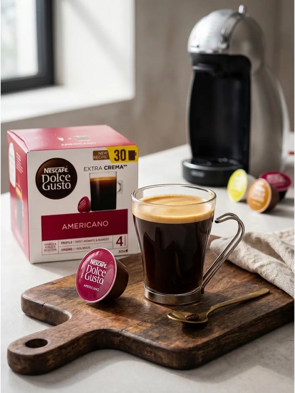 Кофе в капсулах для кофемашины Nescafe Dolce Gusto Americano 30 шт (ассорти, цитрус)
