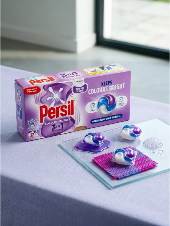 Капсулы для стирки Persil 3 in 1 Colour Protect, 15 капсул