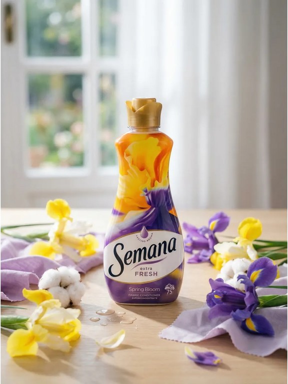 Кондиционер для белья Semana Extra Fresh Spring Bloom 1.5 л (жасмин, фрукты, роза)