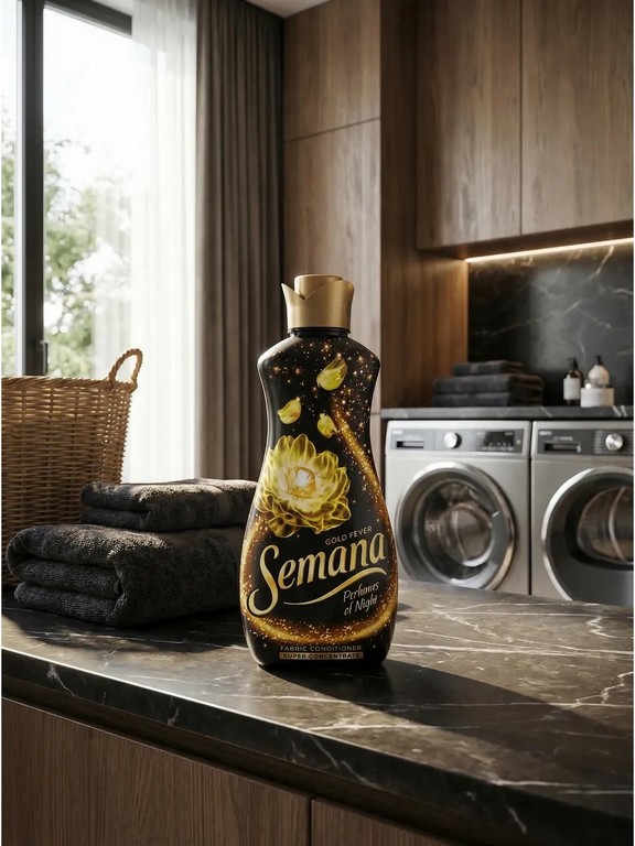 Кондиционер для белья Semana Perfumes of Night Gold Fever 1.65 л (ваниль, жасмин)