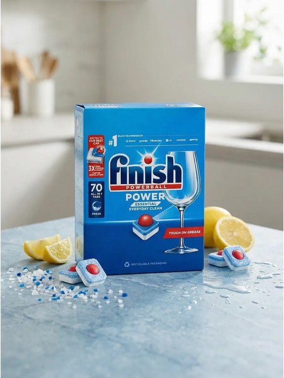 Таблетки для посудомоечной машины Finish Power Essential 70 шт