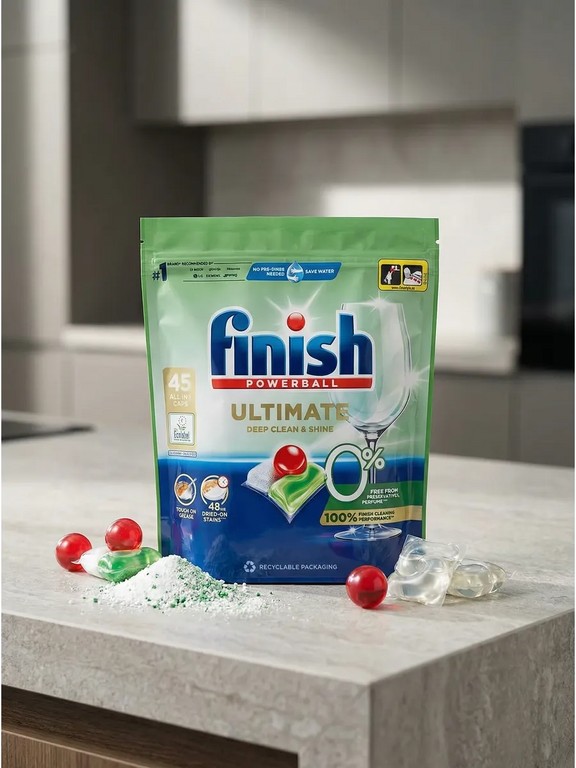 Капсулы для посудомоечной машины Finish Ultimate ЭКО 45 шт