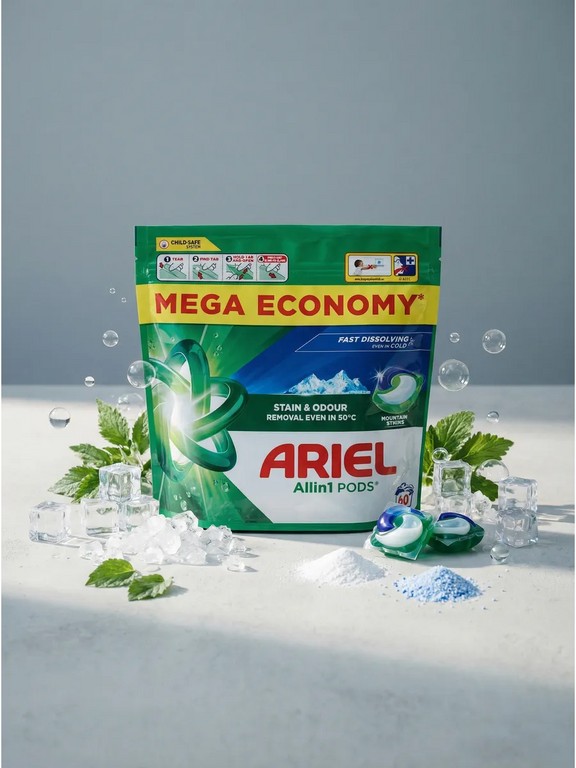 Капсулы для стирки Ariel All in One универсальные 60 шт